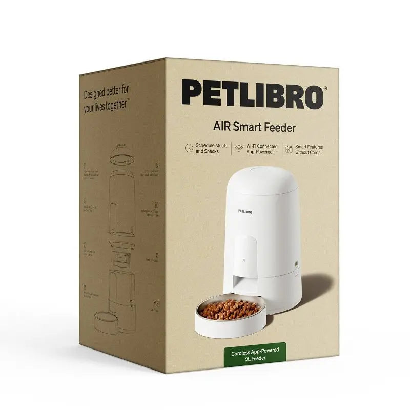 2L Smart Automatic Pet Feeder WiFi Rechargeable
