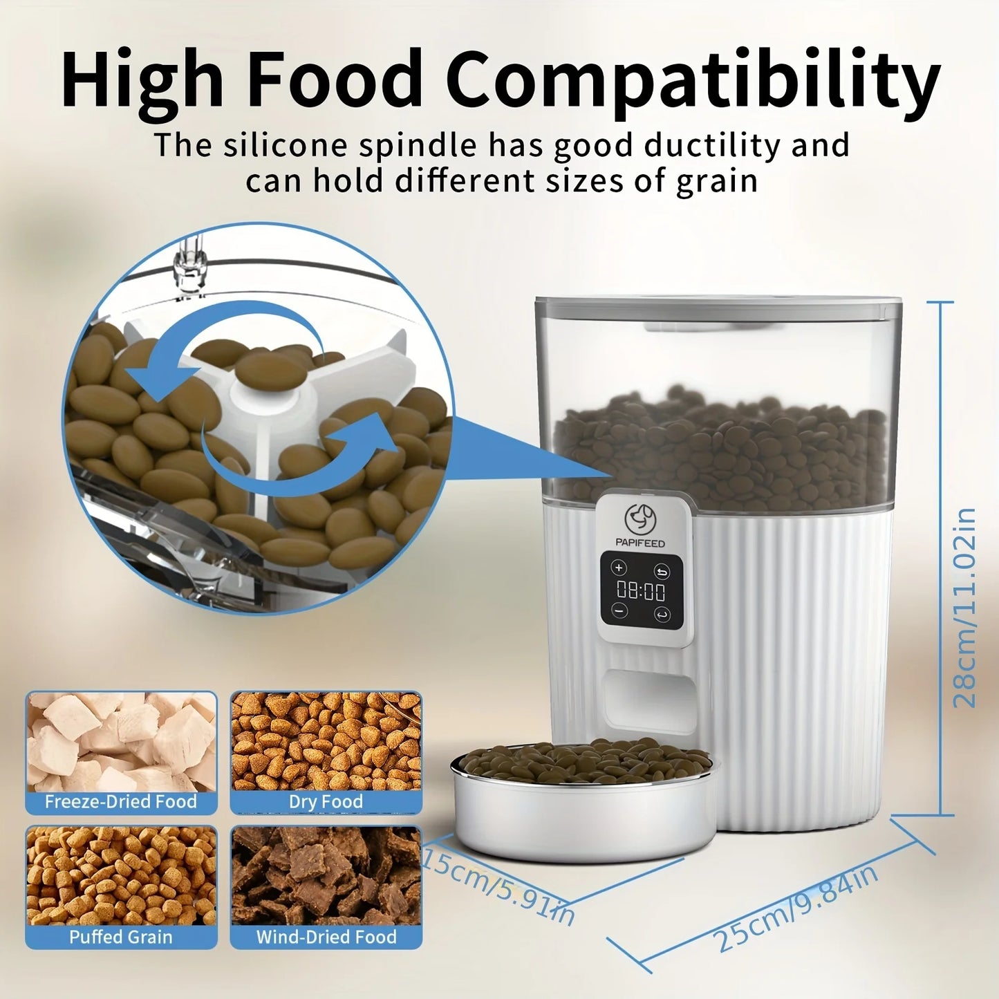 Automatic Dog And Cat Feeder With Remote