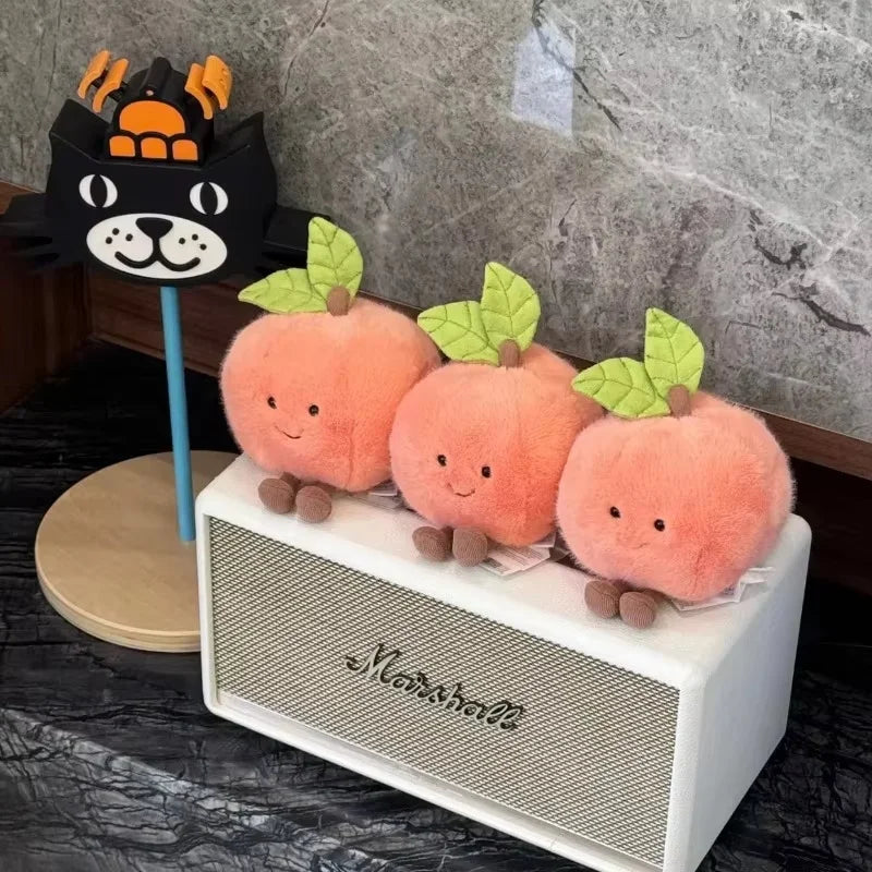 Various fruit interactive plush toy for cats