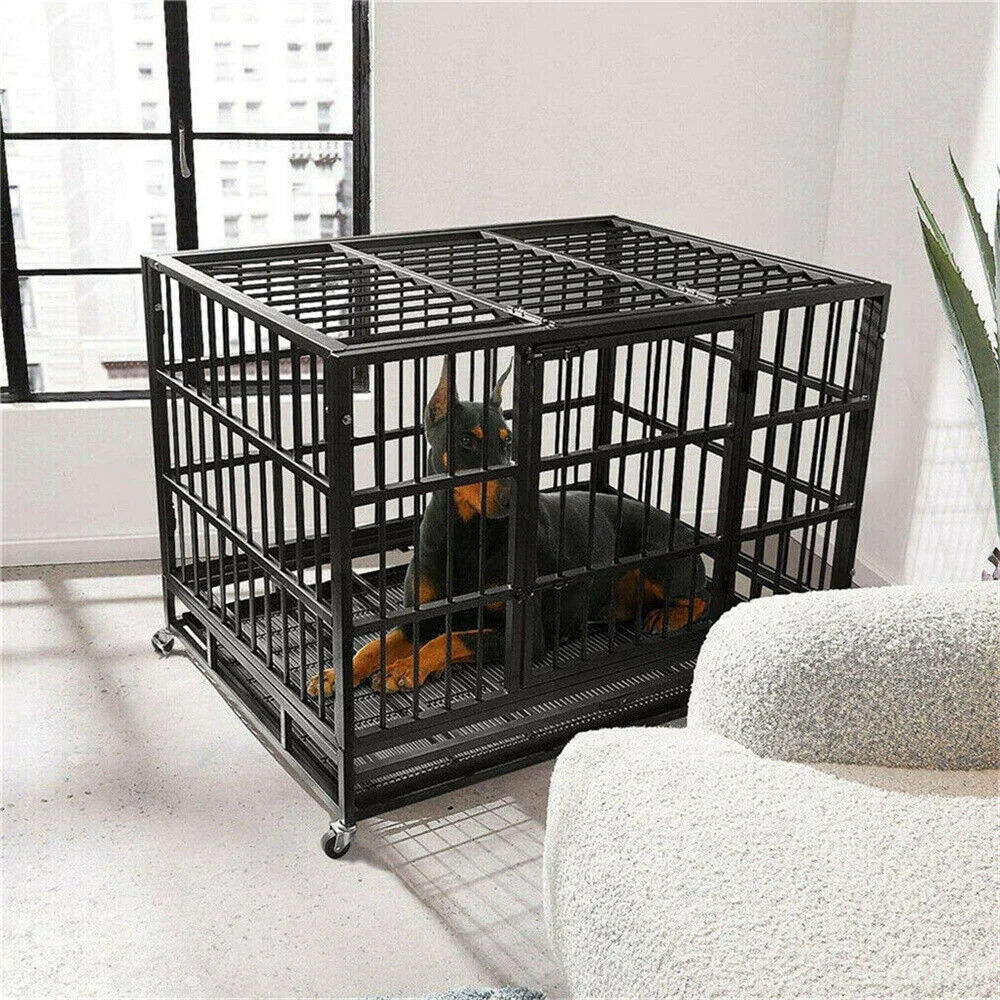 XXL Large Heavy Duty Dog Crate Kennel and Playpen
