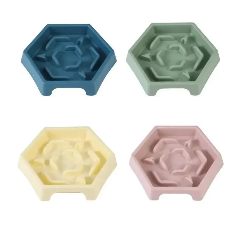 Anti Choking Slow Food pet Bowl Small and Medium-sized