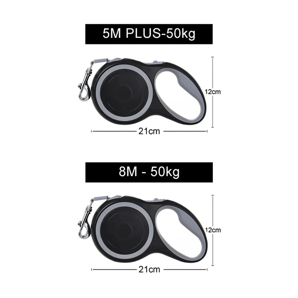 50kg Dog Leash Retractable Roulette Collar
