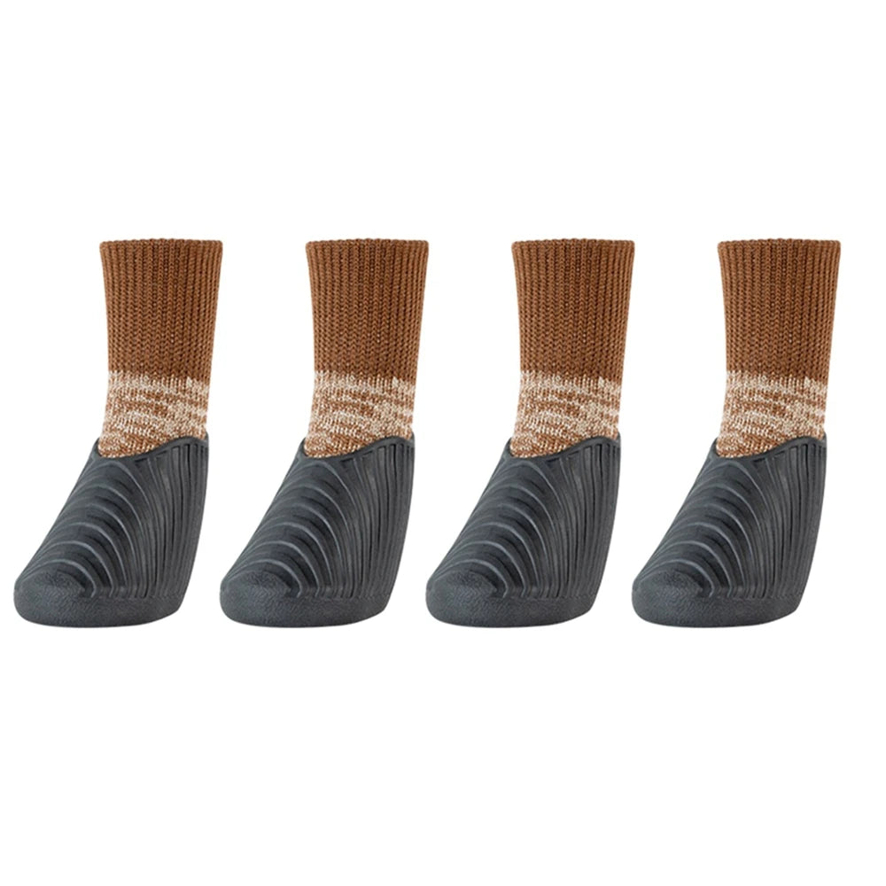 4Pcs Outdoor Pet Dog Shoe Paw Protectors