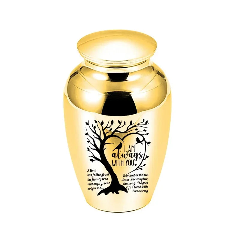 Family pet Life tree cremation jar