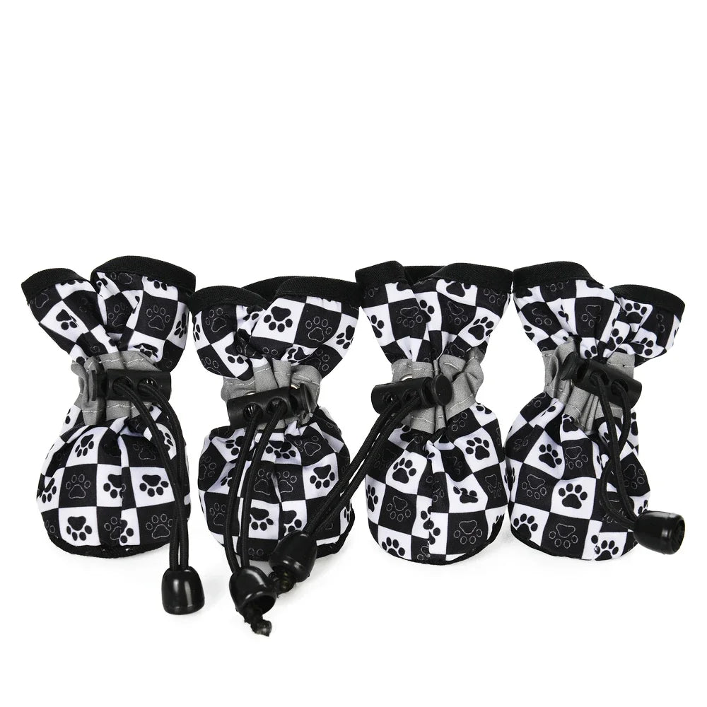 4pcs Pet Shoes For Small Large Dogs and Cats