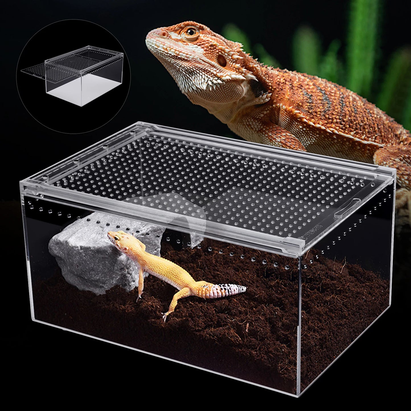 Acrylic Reptile Pet Breeding Cage