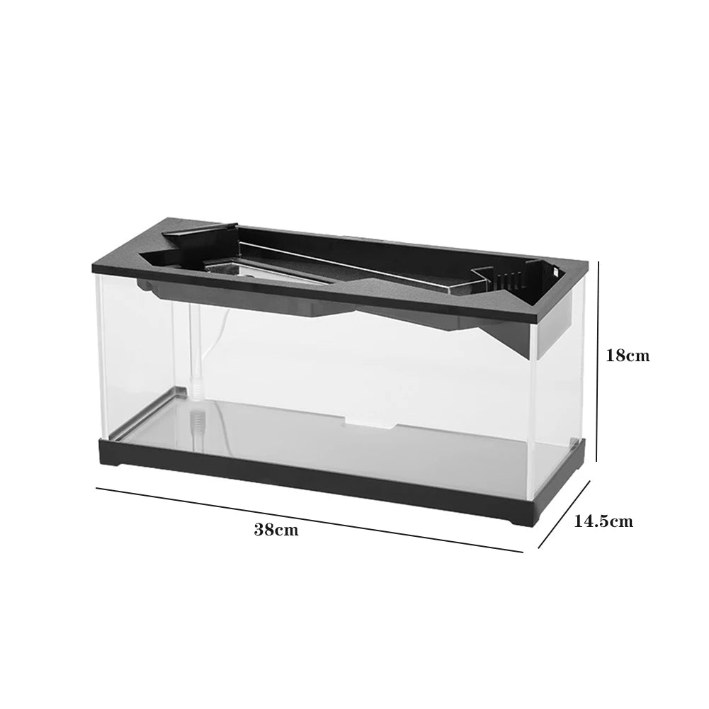 Aquarium Tank With Build-in Light, Water Pump,