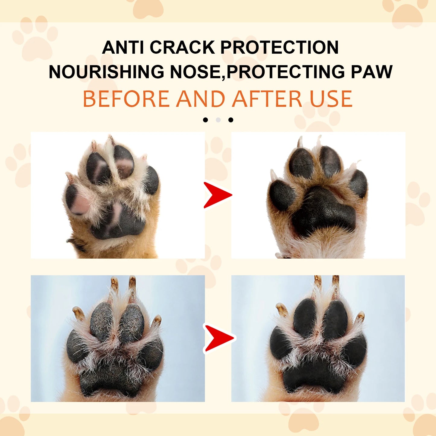 Pet Paw Repair Balm Moisturizes Dry Paw Pads