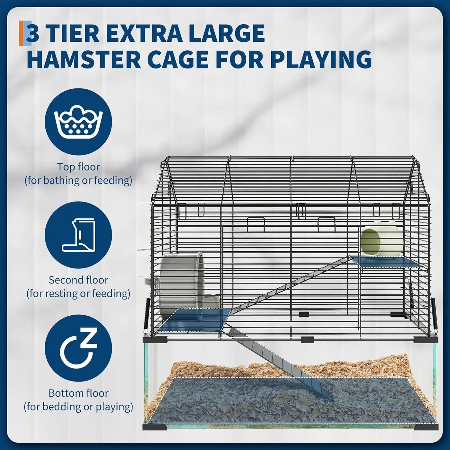 Metal Hamster / Rodent Cage,