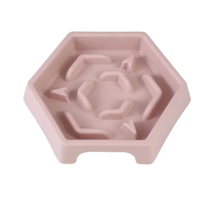 Anti Choking Slow Food pet Bowl Small and Medium-sized