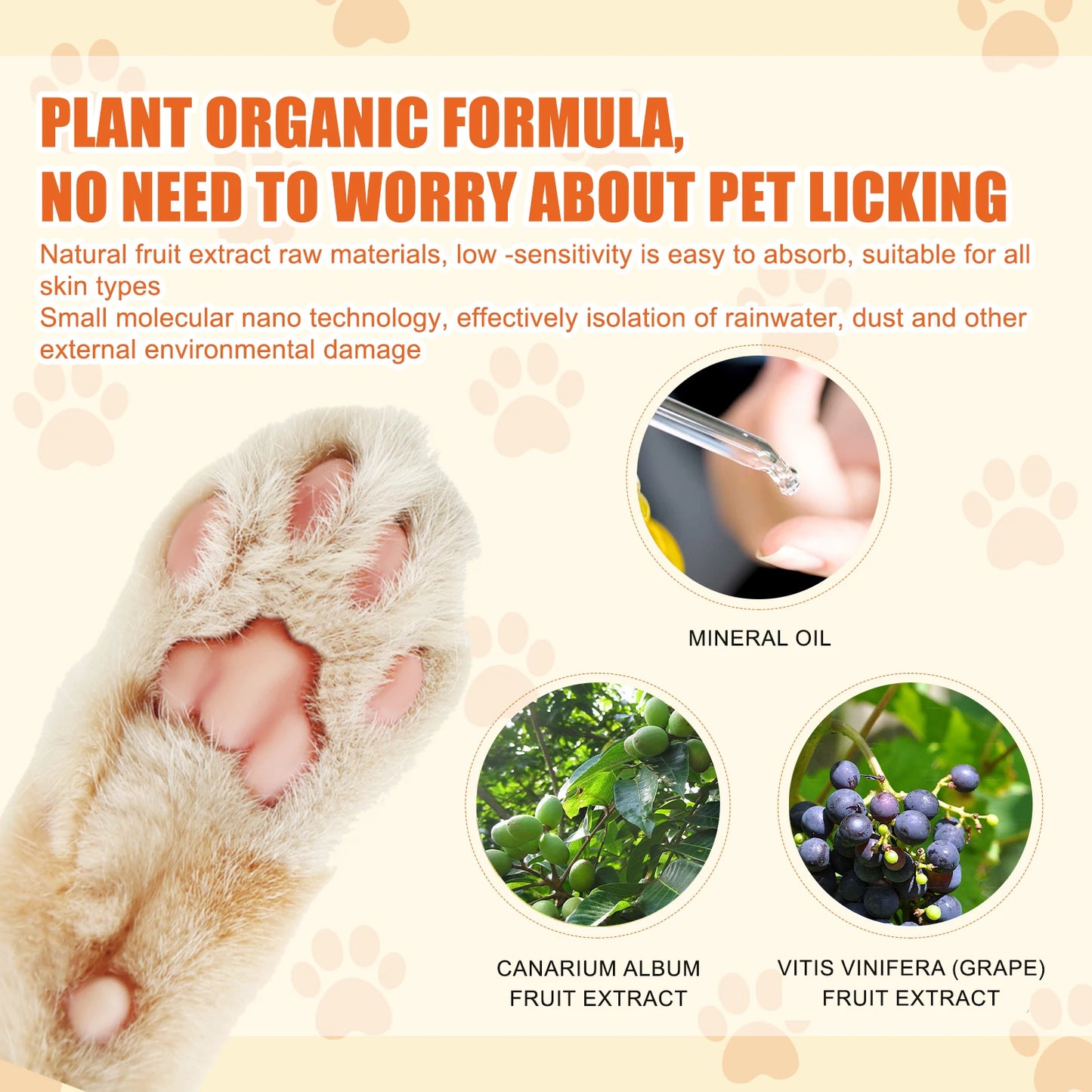Pet Paw Repair Balm Moisturizes Dry Paw Pads