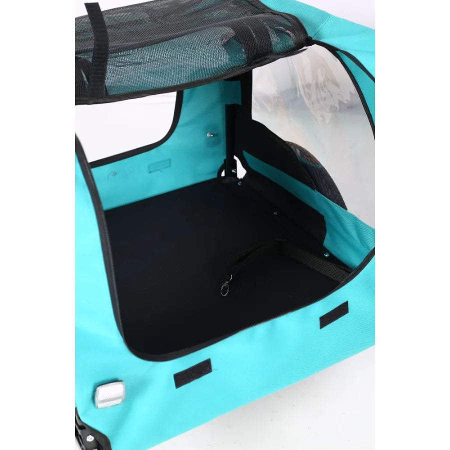 Light Green Foldable Pet Jng Stroller