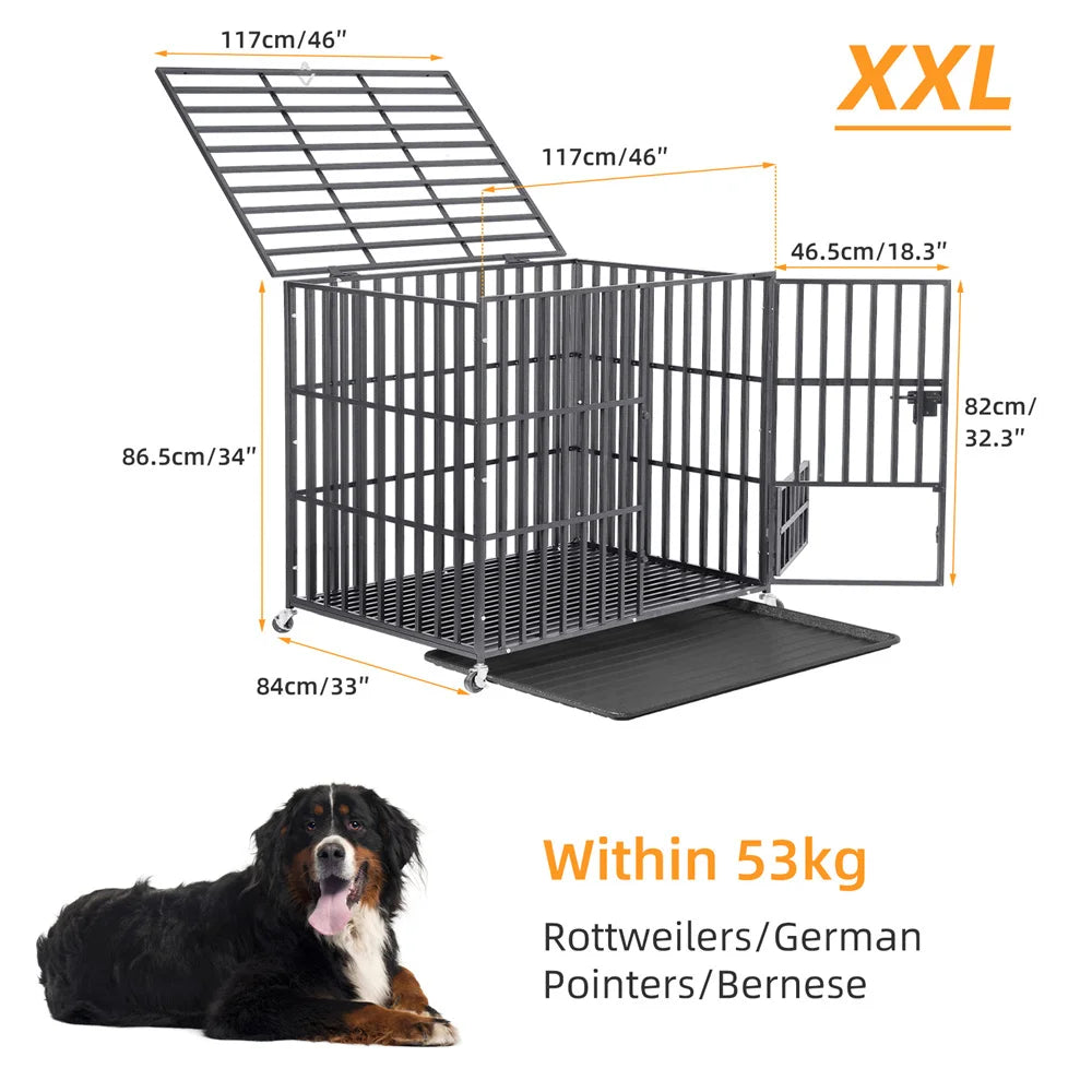 XXL Large Heavy Duty Dog Crate Kennel and Playpen