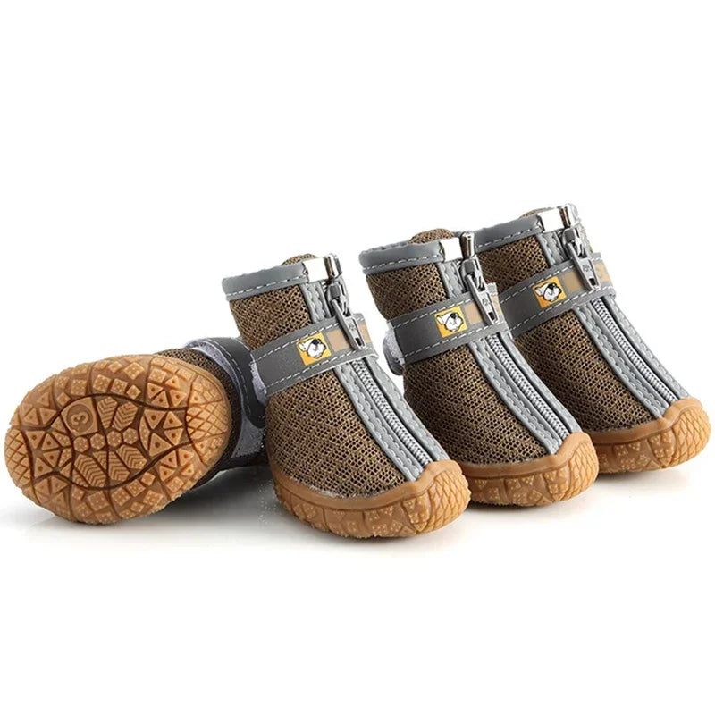 Non-slip Dog Shoes with Thick Plush Protection