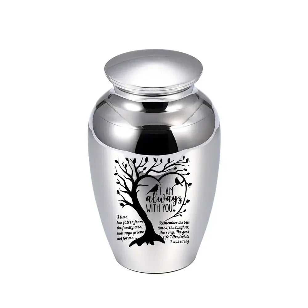 Family pet Life tree cremation jar