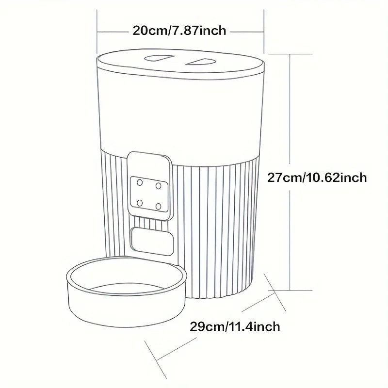 Automatic Dog And Cat Feeder With Remote