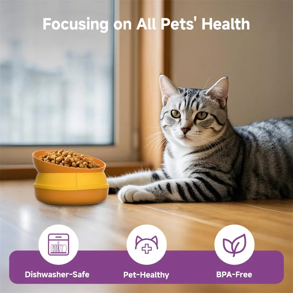 5-in-1 Burger Pet Bowls Set -