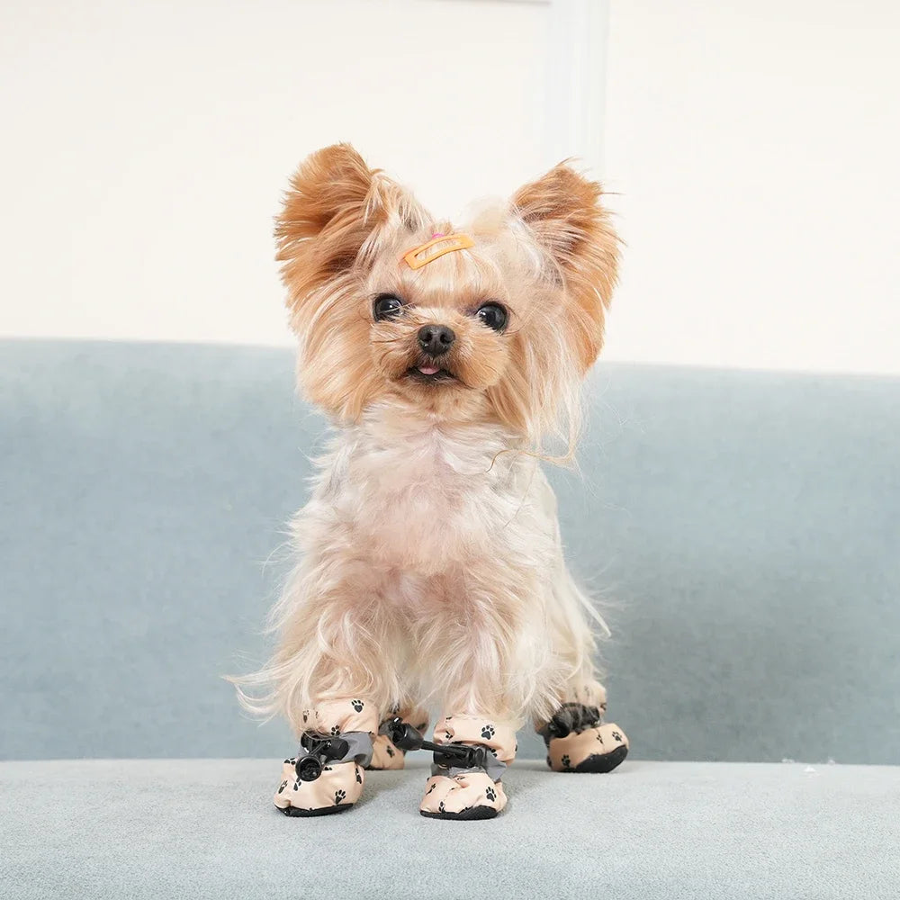4pcs Pet Shoes For Small Large Dogs and Cats