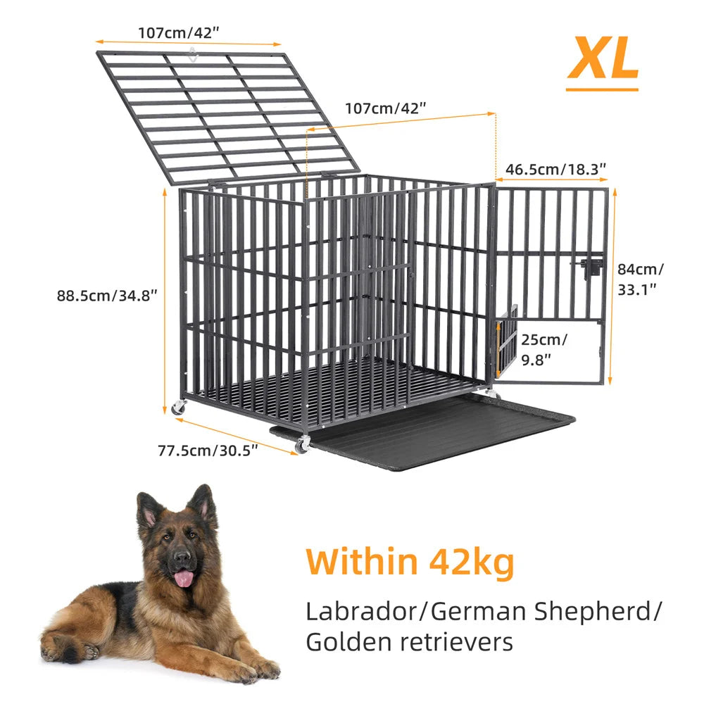 XXL Large Heavy Duty Dog Crate Kennel and Playpen