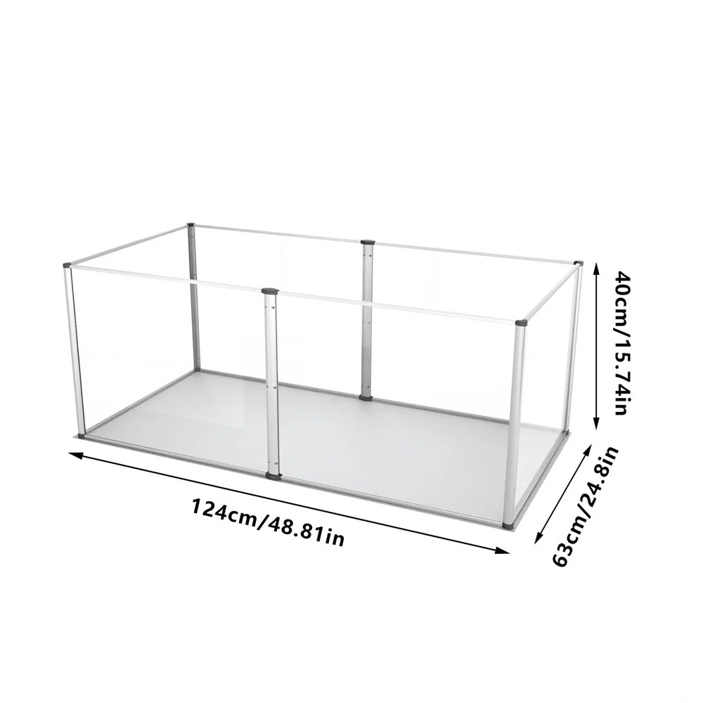 1Pc Large Acrylic Play And Whelping Pen For Dogs