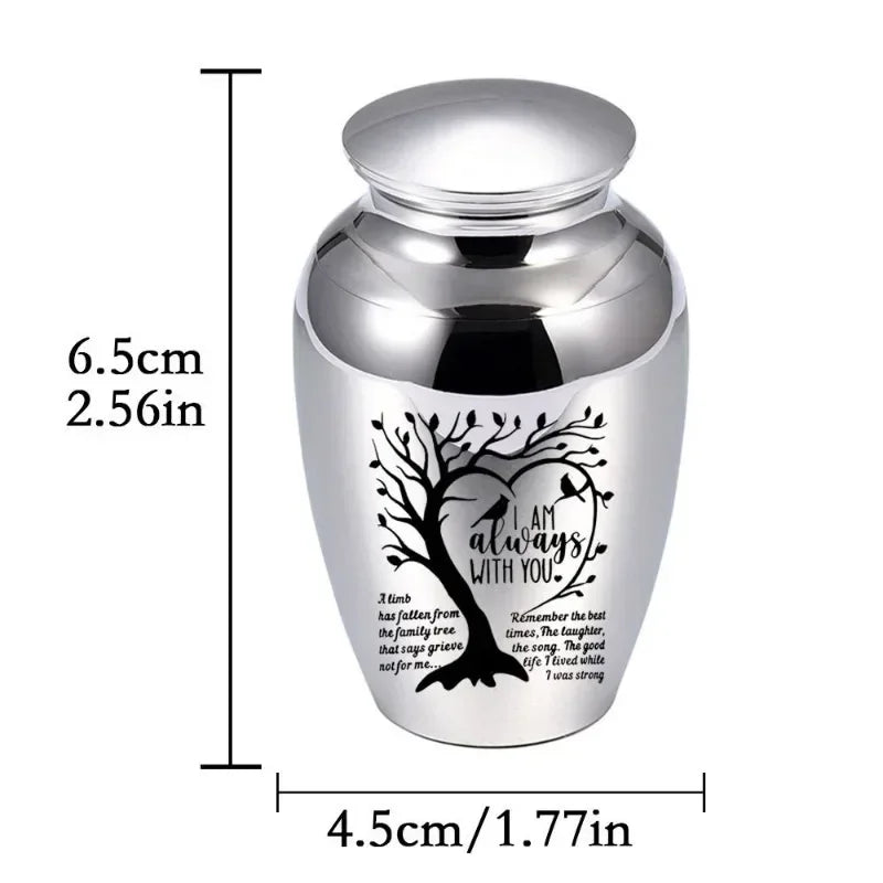 Family pet Life tree cremation jar