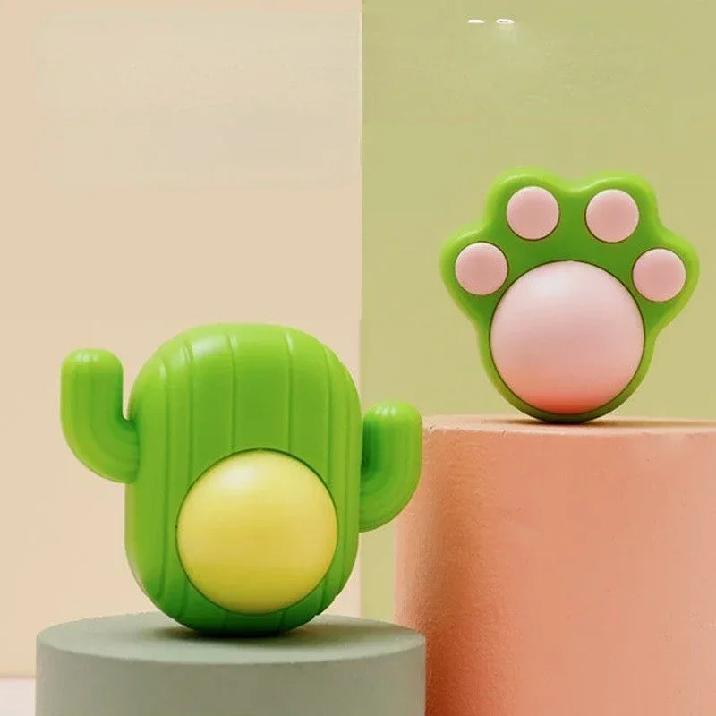 Cat Wall Stick-on Ball Toy Treats Healthy Digestion