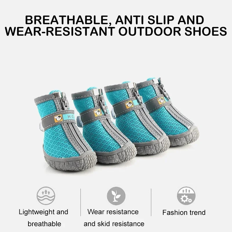 Non-slip Dog Shoes with Thick Plush Protection