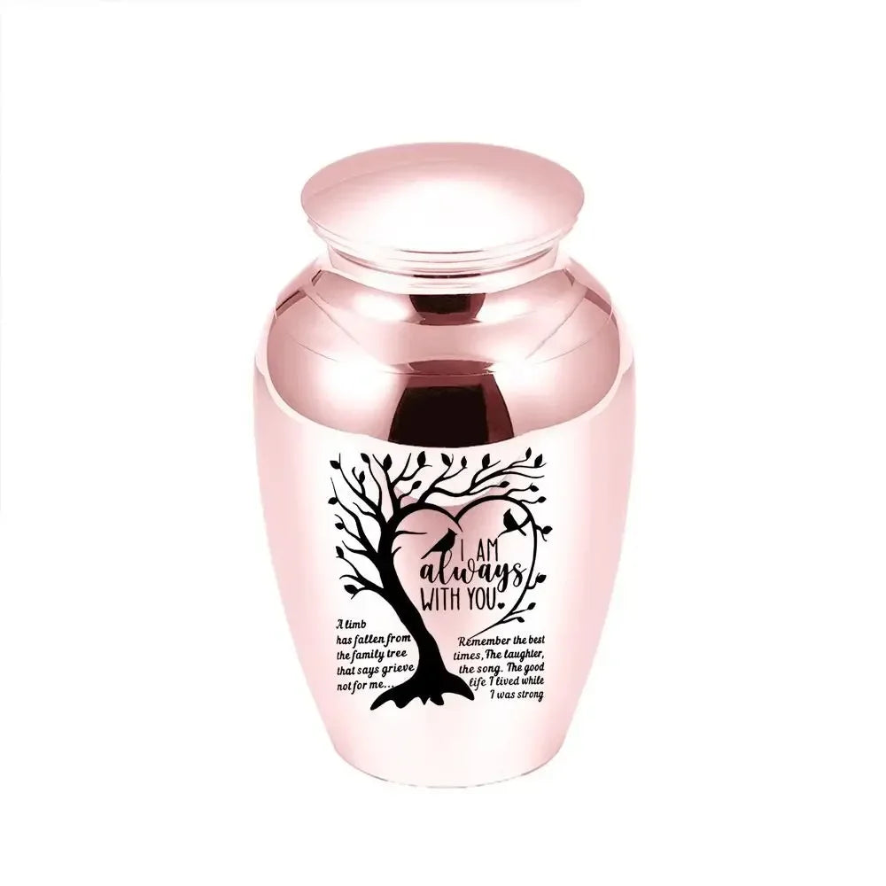 Family pet Life tree cremation jar