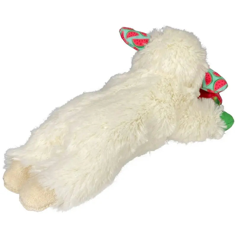 Lamb Chop Skweaky Plush Dog Toy with Watermelon