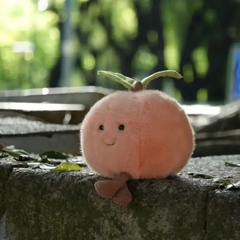 Various fruit interactive plush toy for cats