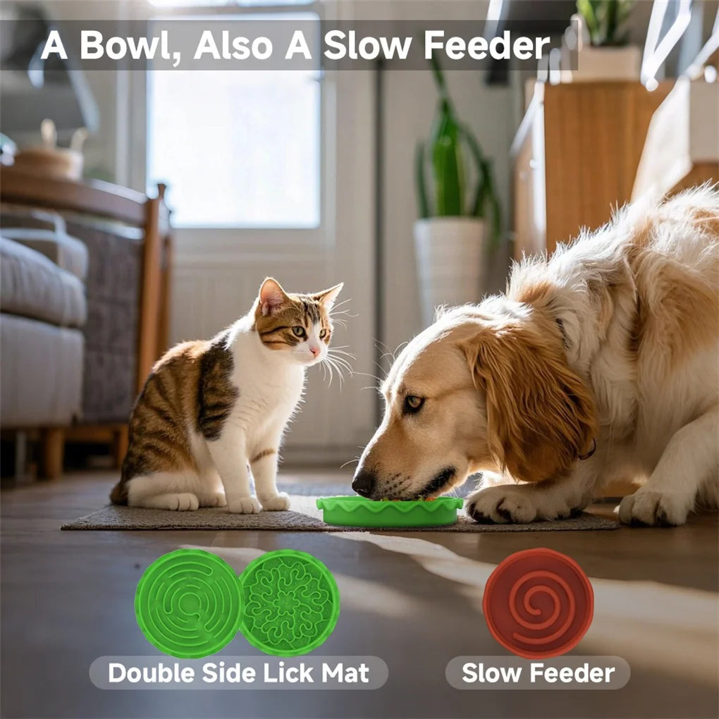 5-in-1 Burger Pet Bowls Set -