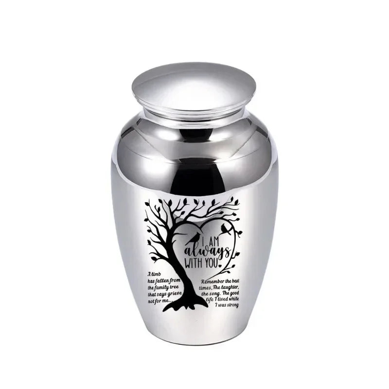 Family pet Life tree cremation jar