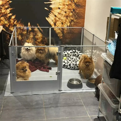 1Pc Large Acrylic Play And Whelping Pen For Dogs