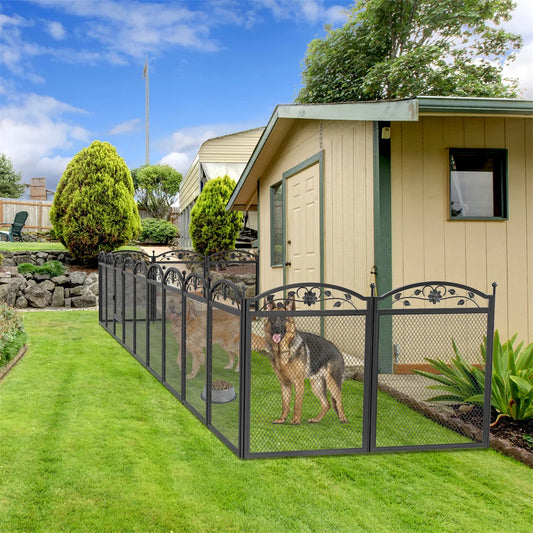 8 Panels  Heavy Duty Outdoor Indoor  Metal Fence For Dogs
