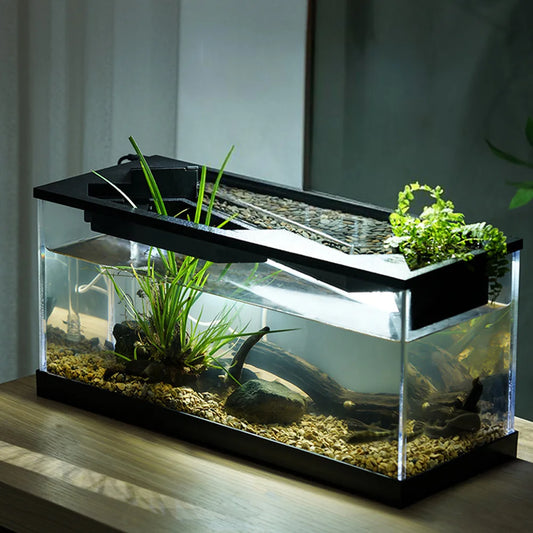 Aquarium Tank With Build-in Light, Water Pump,