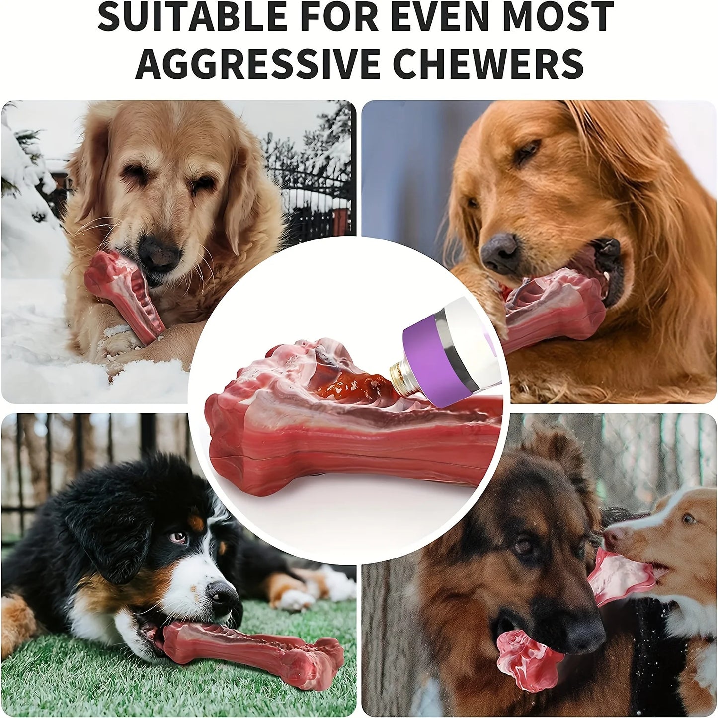 Durable dog chew toys for powerful chewing dogs,