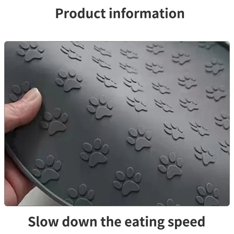 Coffee/pink/gray/black silicone pet meal and licking pad