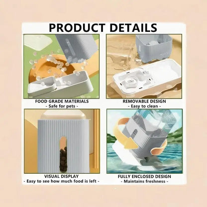 Large Capacity Automatic pet Feeder And Water Dispenser