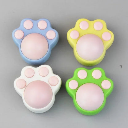 Cat Wall Stick-on Ball Toy Treats Healthy Digestion