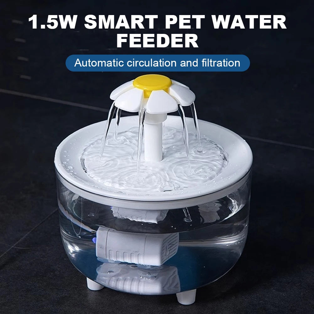 1200ml Automatic Cat Water Fountain