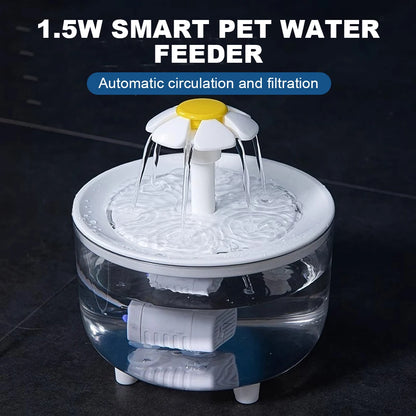 1200ml Automatic Cat Water Fountain