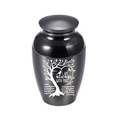 Family pet Life tree cremation jar