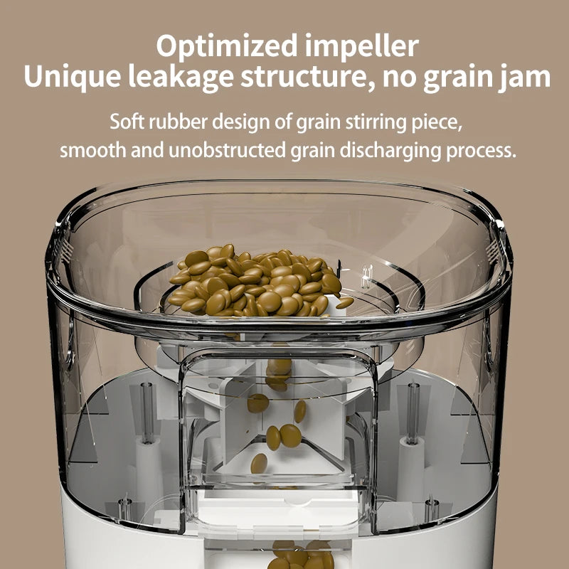 Automatic pet food dispenser with Wifi connect