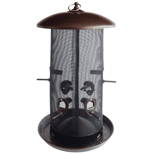 Screen Bird Feeder,10 lb Capacity, Brown