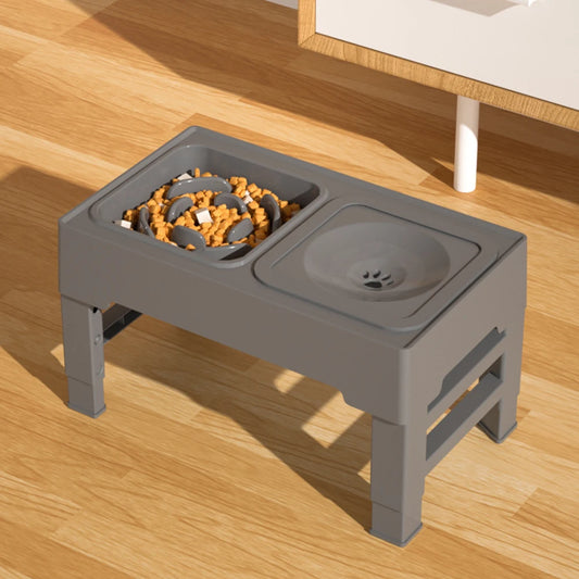 3 In 1 Stainless Steel Slow Feed Drinking Water Bowls