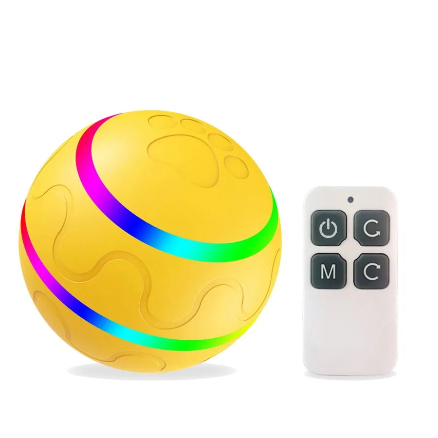 Electric interactive dog chew toy/LED light