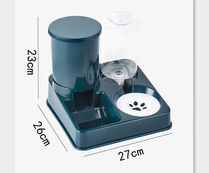 Automatic pet food and Water Dispenser Set,