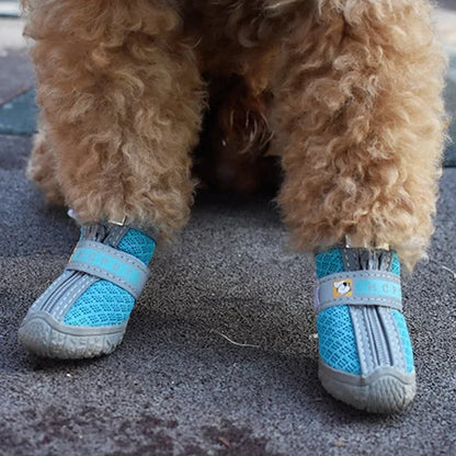 Non-slip Dog Shoes with Thick Plush Protection