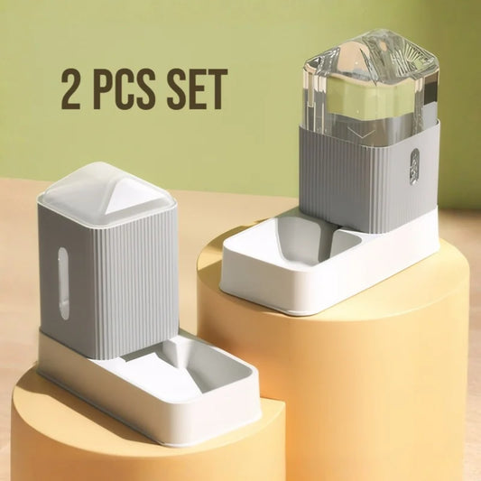 Large Capacity Automatic pet Feeder And Water Dispenser