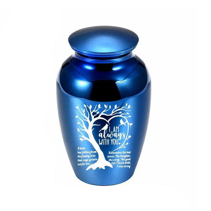 Family pet Life tree cremation jar